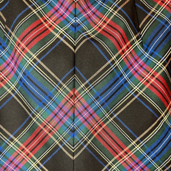 Zara black, red, green and blue plaid mini skirt - size small - Picture 6 of 6